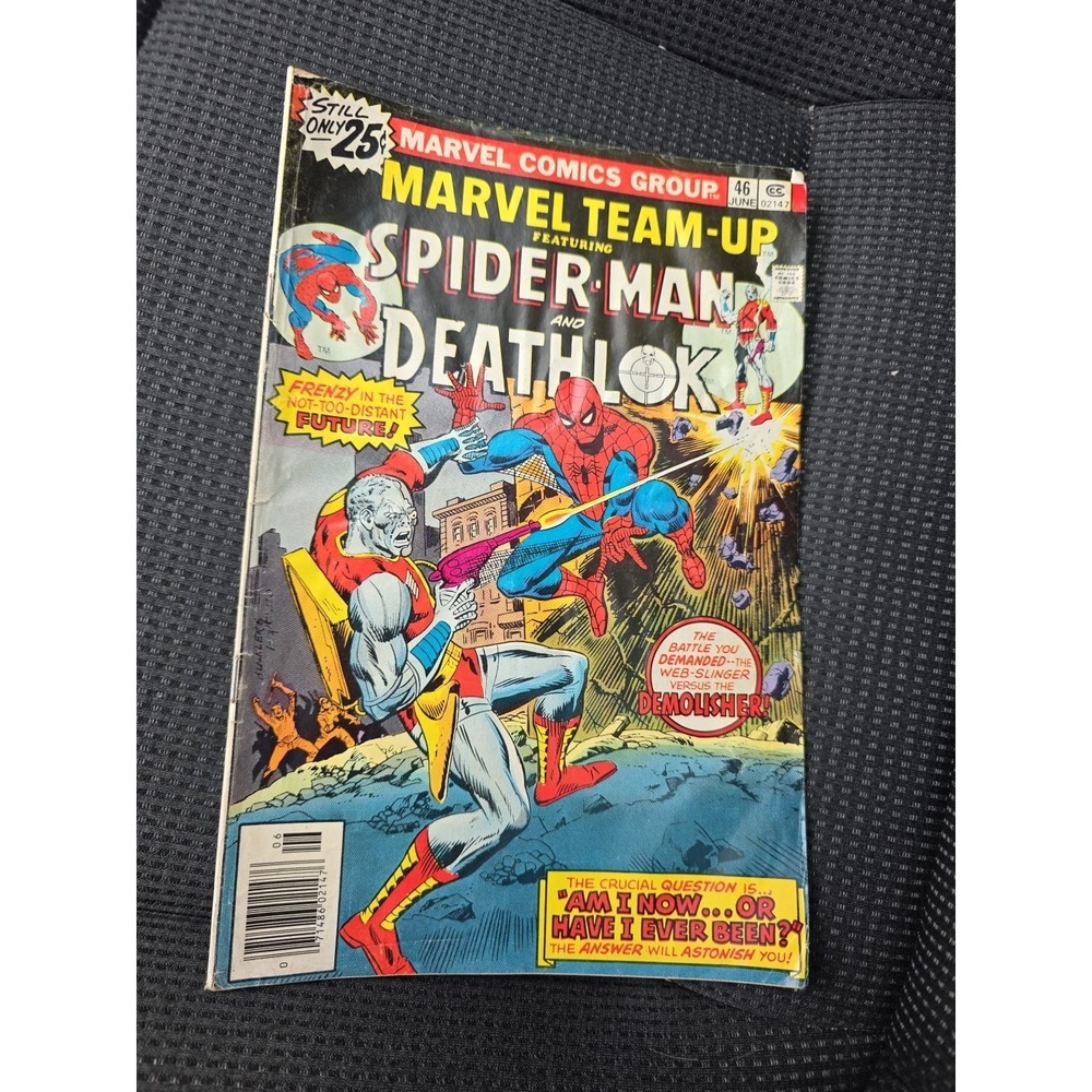 Marvel Team-Up #46 1976 Marvel‎ Comics Spider-Man and Deathlok Fine+